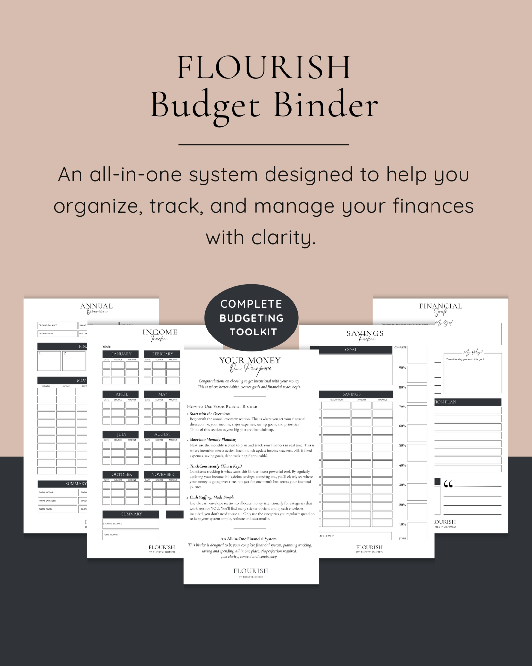 FLOURISH Budget Binder - Image 4