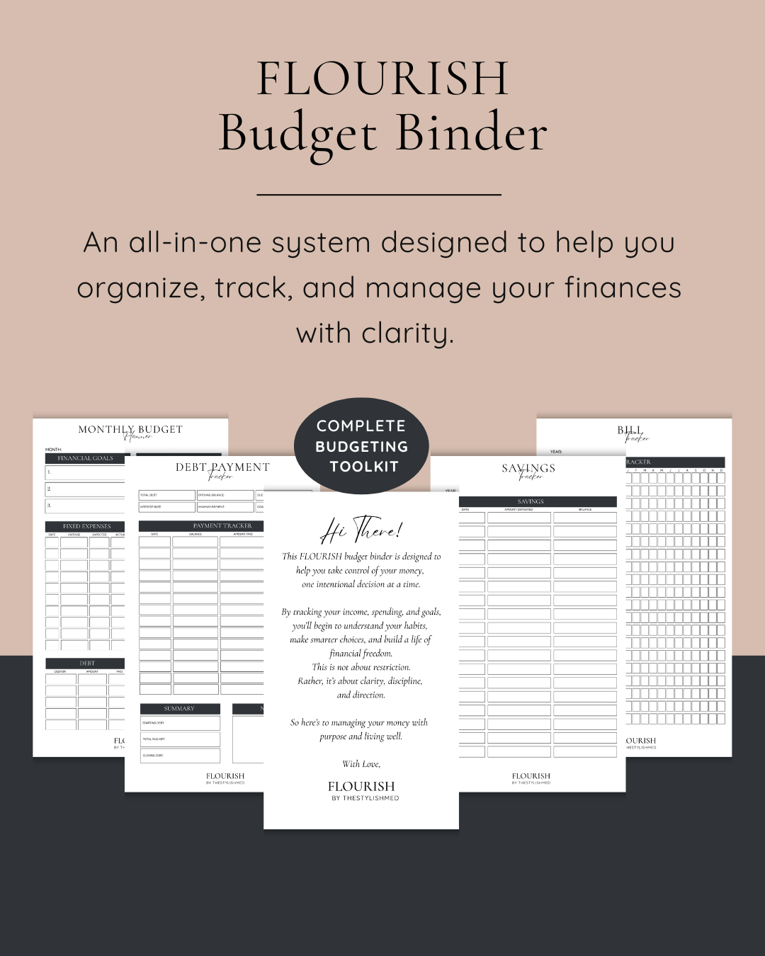 FLOURISH Budget Binder - Image 5